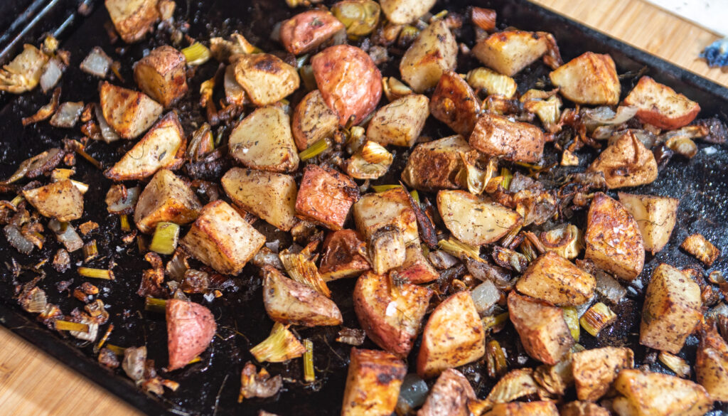 oven roasted fennel and potatoes