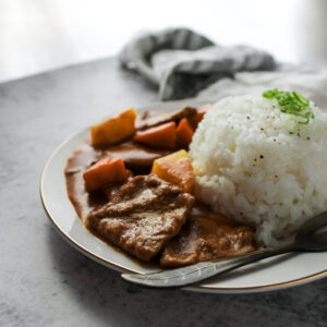 japanese vegan beef curry