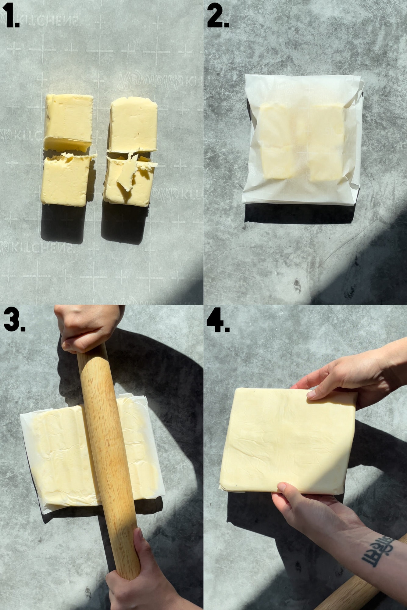how to make a butter rectangle