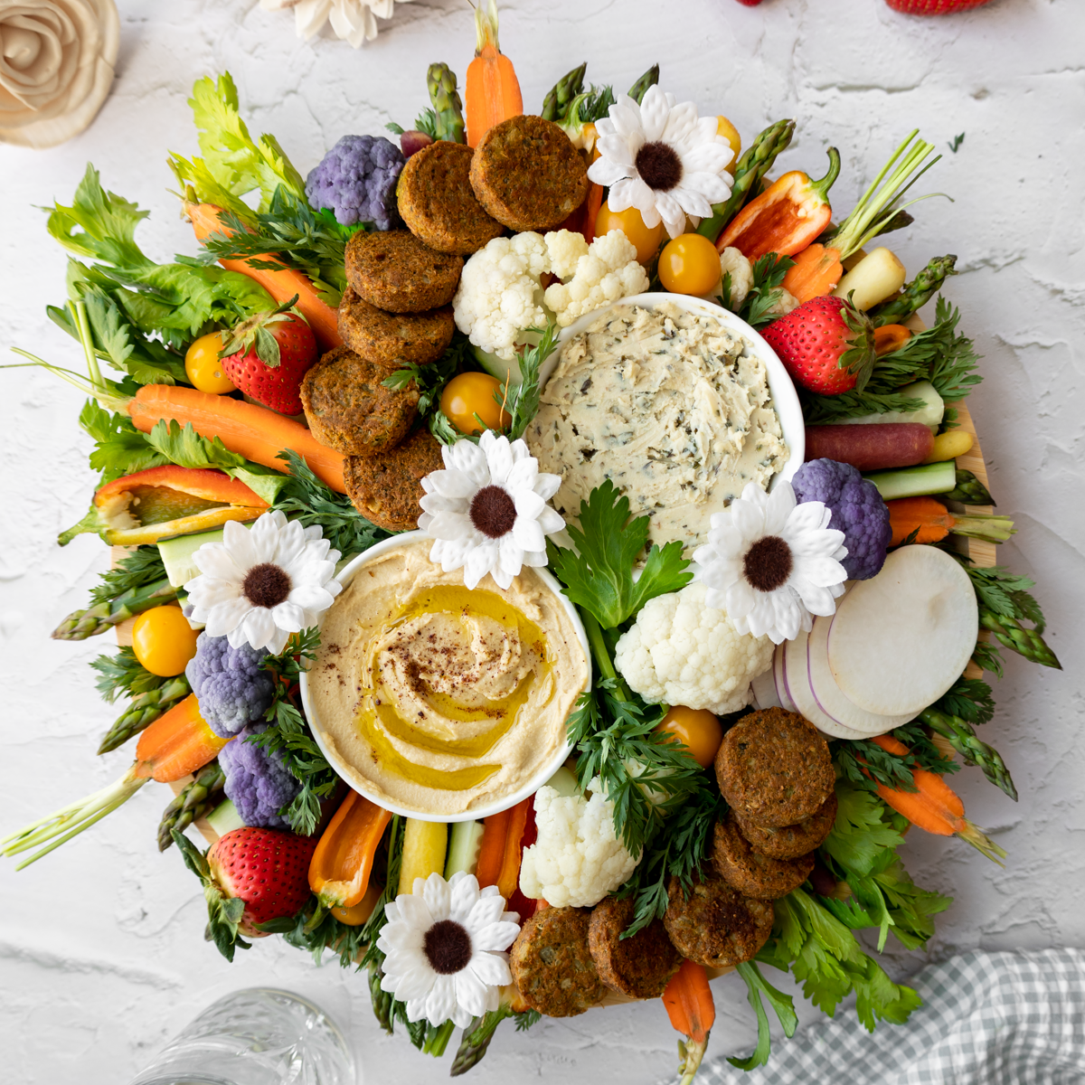 Spring Platter Spring Crudité Platter